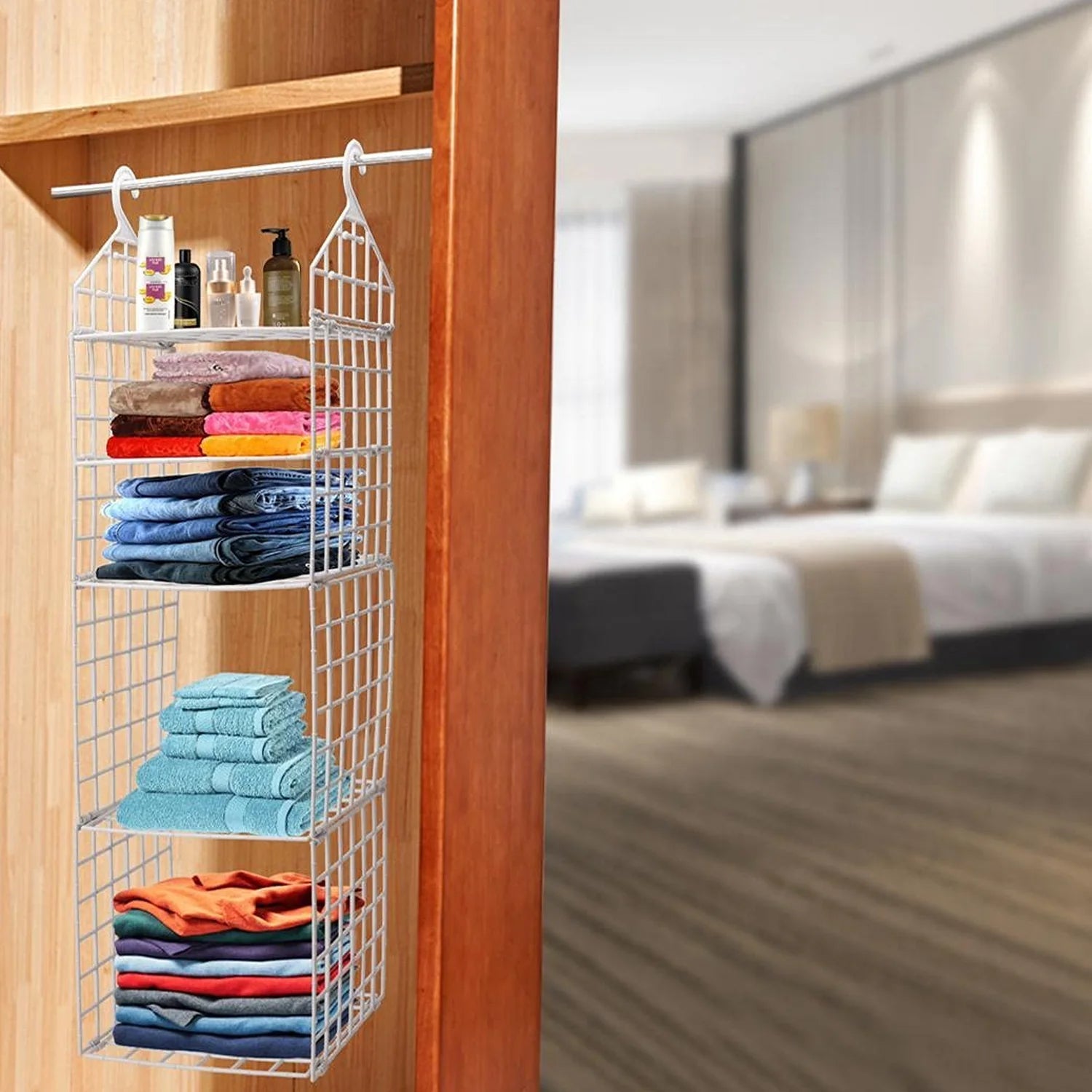 4526 MULTIPURPOSE 5 LAYER FOLDING CLOTHES STORAGE RACKS||CLOSET FOR STUDENTS WARDROBE SHELVES SOCKS, SCARF, T-SHIRT, ETC||HANGING ORGANIZER STORAGE HOLDERS & RACKS 4526 MULTIPURPOSE 5 LAYER FOLDING CLOTHES STORAGE RACKS||CLOSET FOR STUDENTS WARDROBE SHELVES SOCKS, SCARF, T-SHIRT, ETC||HANGING ORGANIZER STORAGE HOLDERS & RACKS